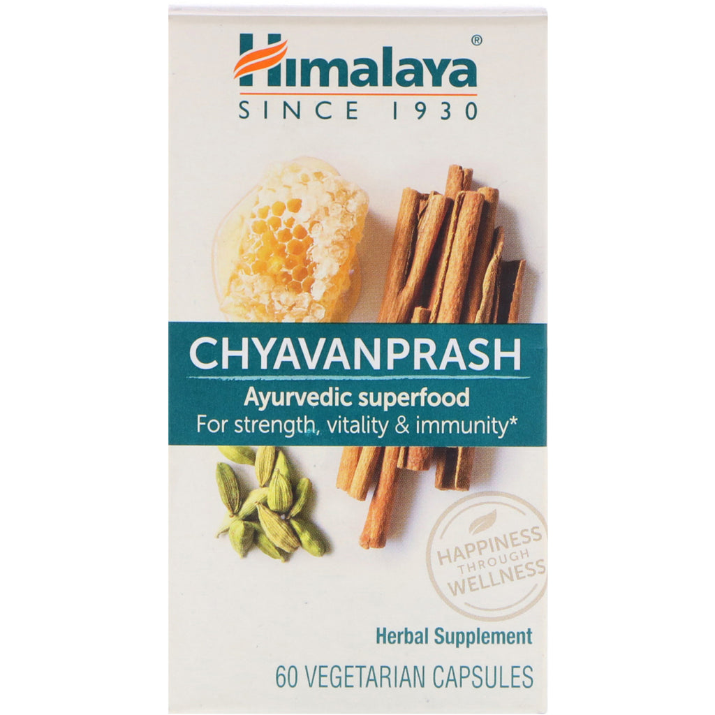 Himalaya, Superaliment ayurvédique Chyavanprash, 60 capsules végétariennes