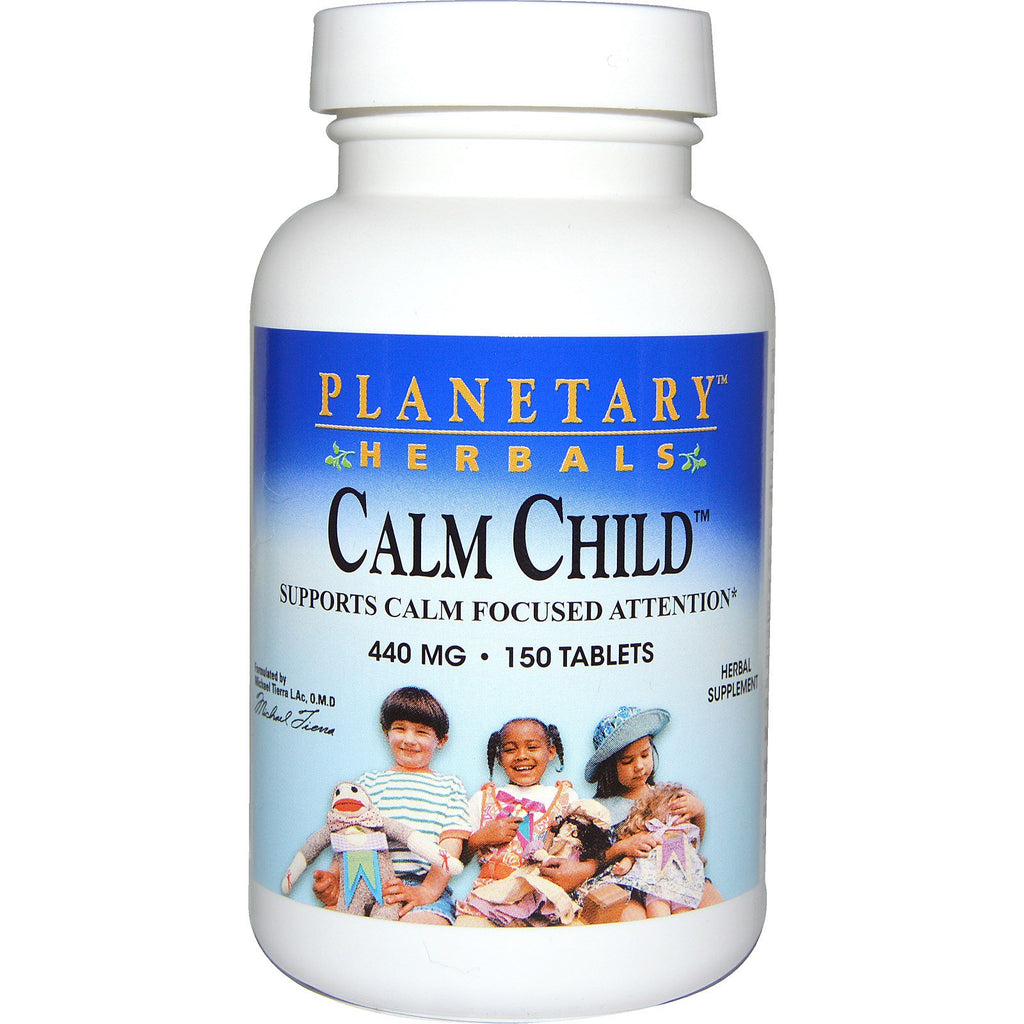 Planetariske urter, roligt barn, 440 mg, 150 tabletter
