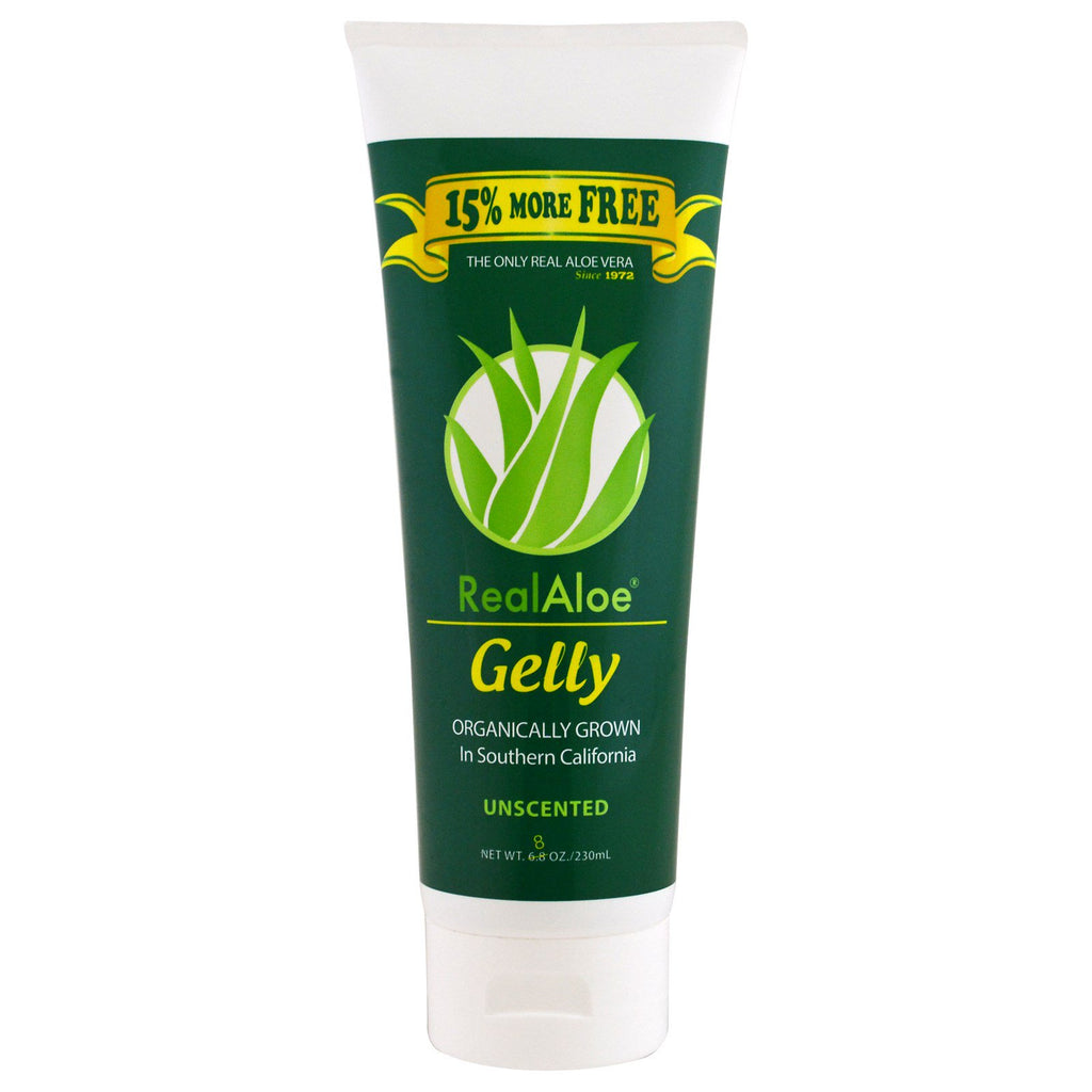 Real Aloe Inc., Gelly, sin perfume, 8 oz (230 ml)
