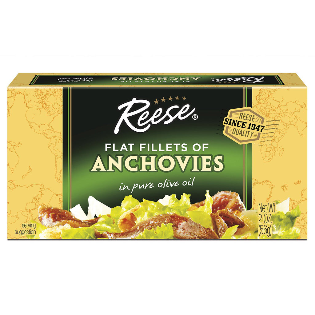 Reese, Filets d'anchois plats, à l'huile d'olive pure, 2 oz (56 g)