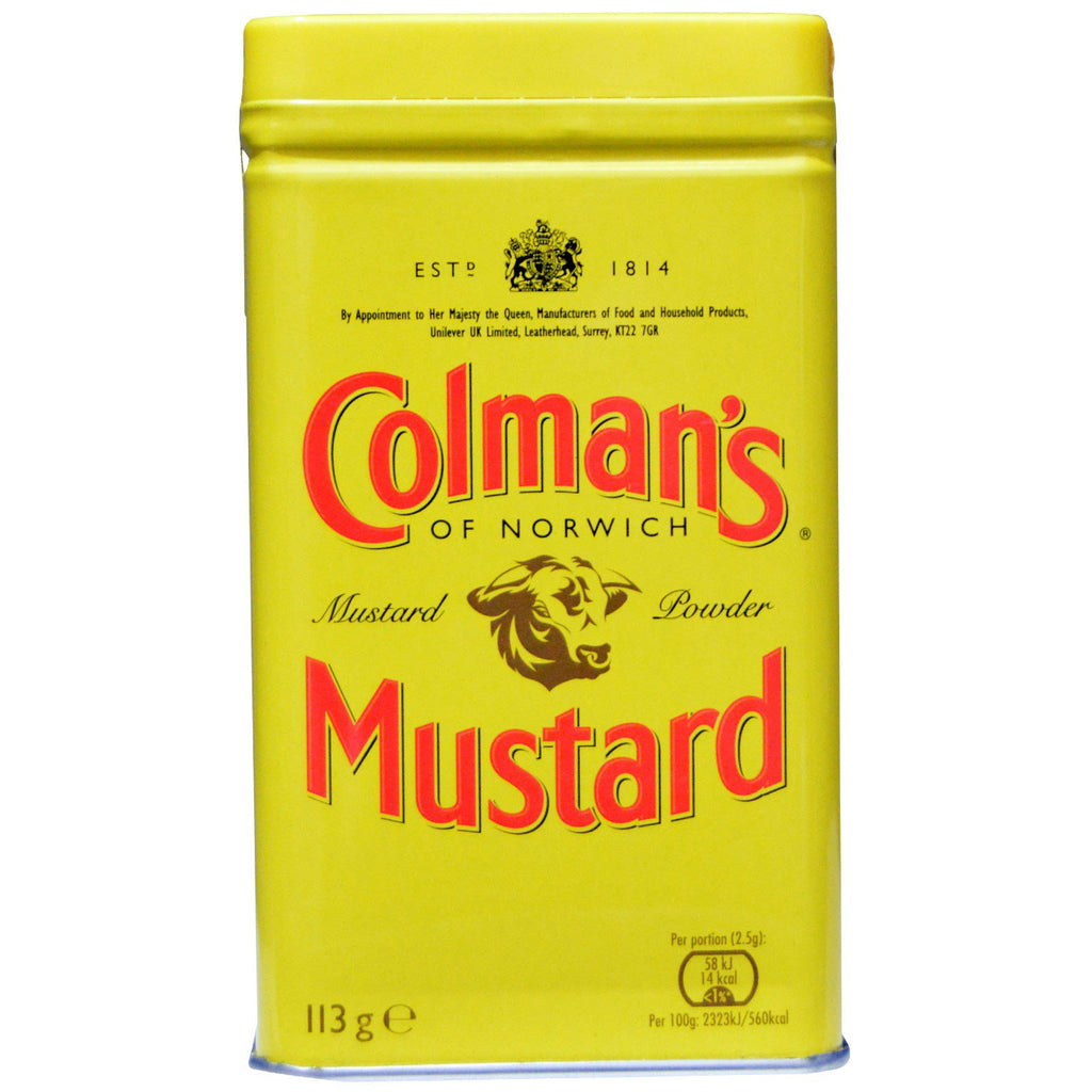 Colman's, Podwójna drobno mielona musztarda w proszku, 4 uncje (113 g)