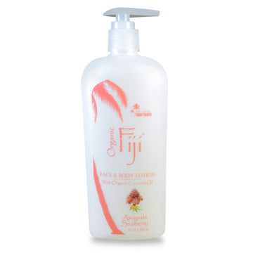 Fiji, Face and Body Lotion with  Coconut Oil, Awapuhi Seaberry, 12 oz (354 ml)