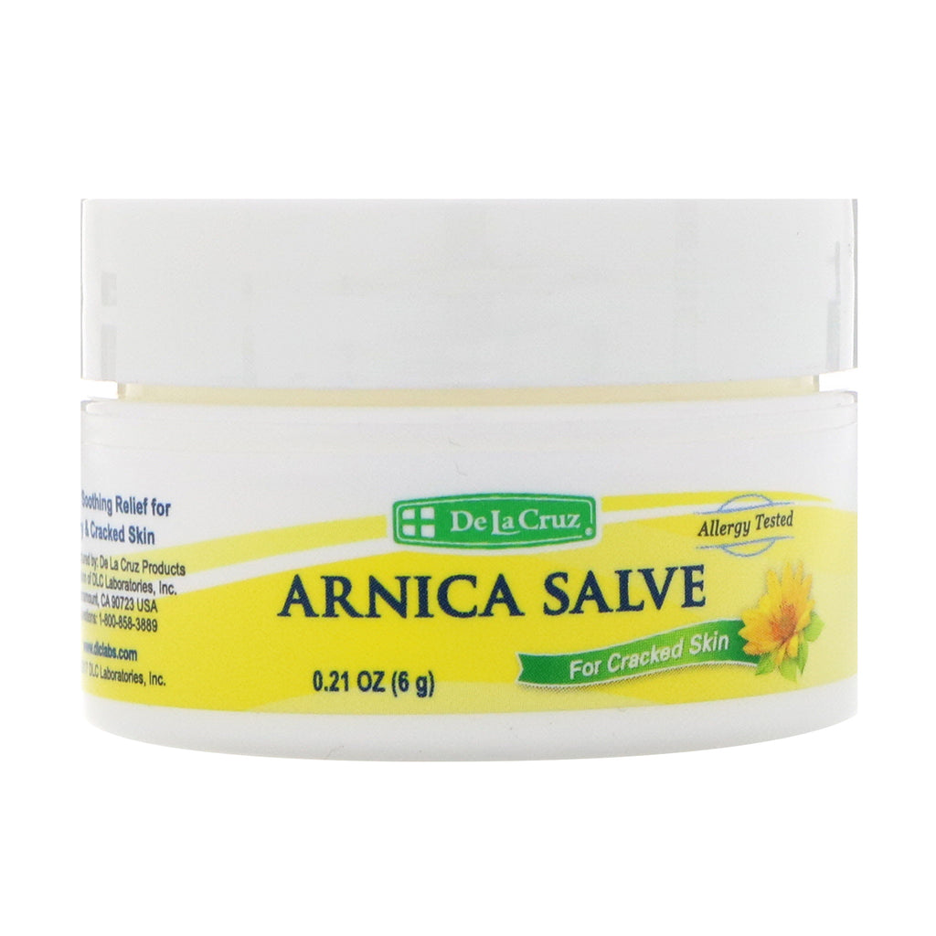 De La Cruz, Arnica Salve, for sprukket hud, 0,21 oz (6 g)