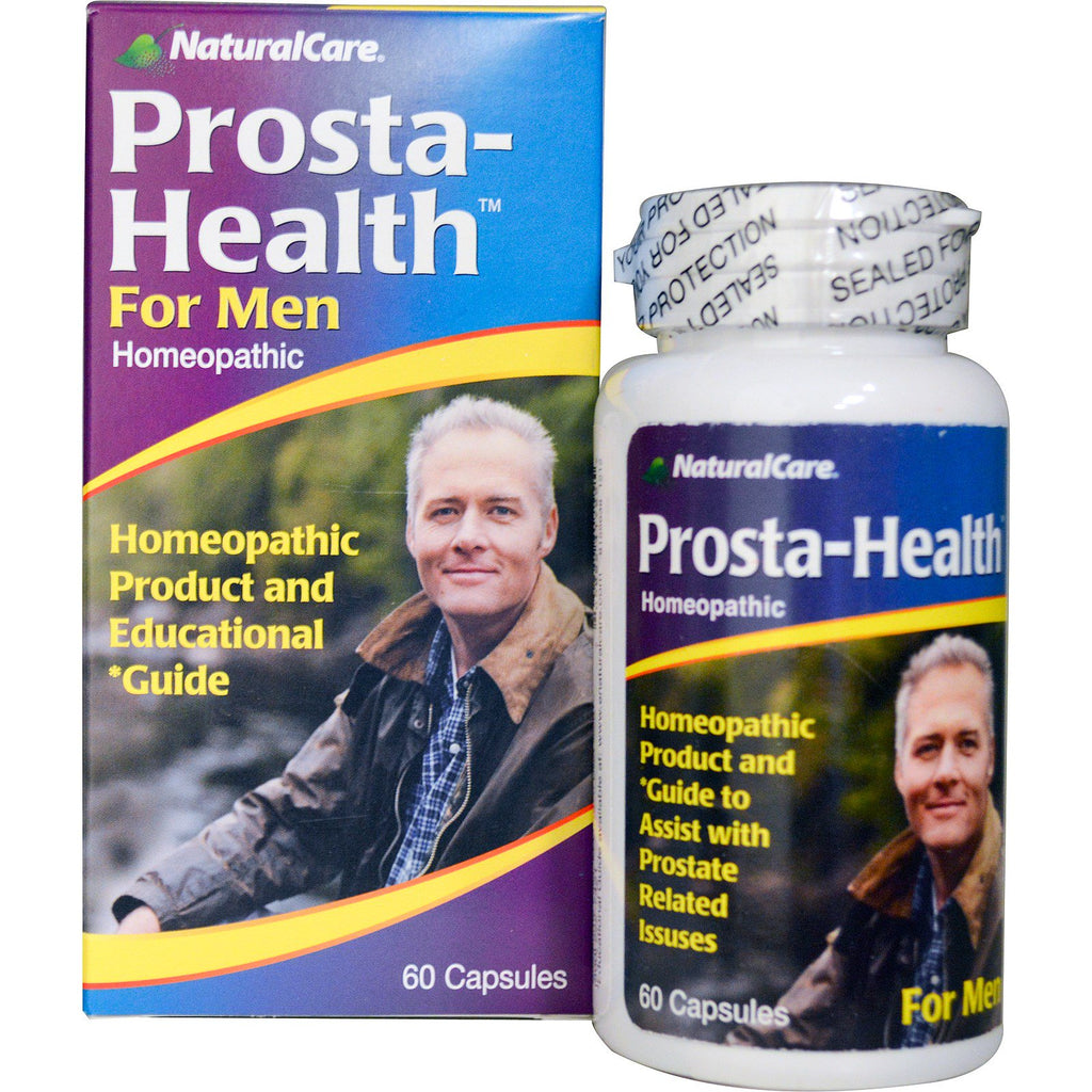 Natural Care, Prosta-Health, para hombres, 60 cápsulas