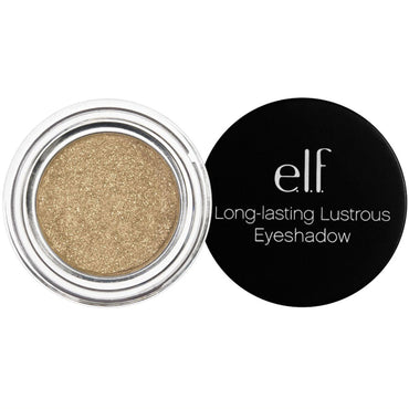 ELF Cosmetics, Sombra de ojos brillante de larga duración, Tostado, 3,0 g (0,11 oz)