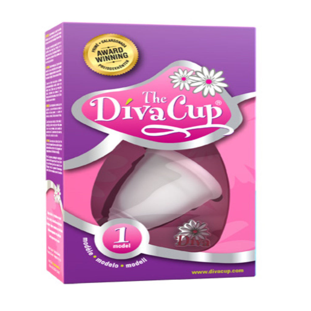 Diva internacional, o copo diva, modelo 1, 1 copo menstrual