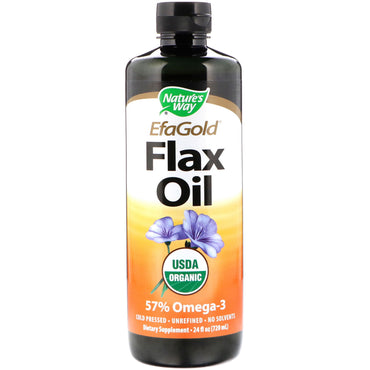 Nature's Way, EFAGold, , Flax Oil, 24 fl oz (720 ml)