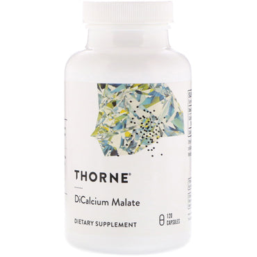 Thorne Research, Malate dicalcique, 120 gélules