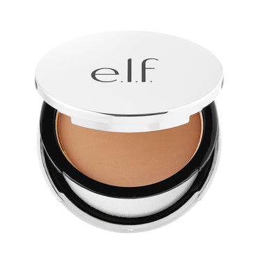 ELF Cosmetics, Beautifully Bare، مسحوق لمسة نهائية شفافة، متوسط/داكن، 0.33 أونصة (9.4 جم)