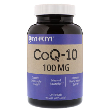 MRM、CoQ-10、100 mg、ソフトジェル 120 個