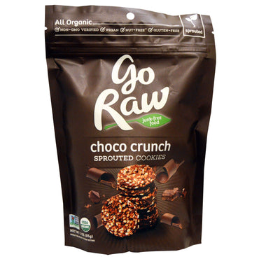 Go Raw, , Choco Crunch Sprouted Cookies, 3 oz (85 g)
