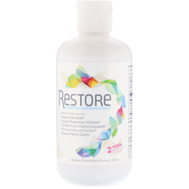 Restore، مكمل غذائي معدني لصحة الأمعاء، 8 أونصة سائلة (237 مل)