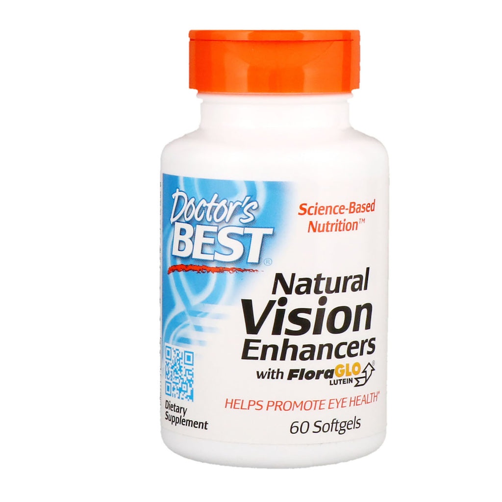 Doctor's Best, Natural Vision Enhancers, med FloraGlo Lutein, 60 Softgels
