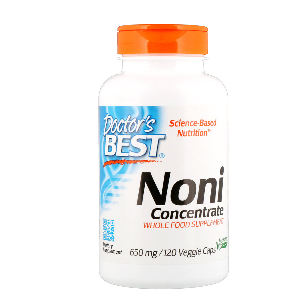 Doctor's Best, Concentré de Noni, 650 mg, 120 gélules végétariennes