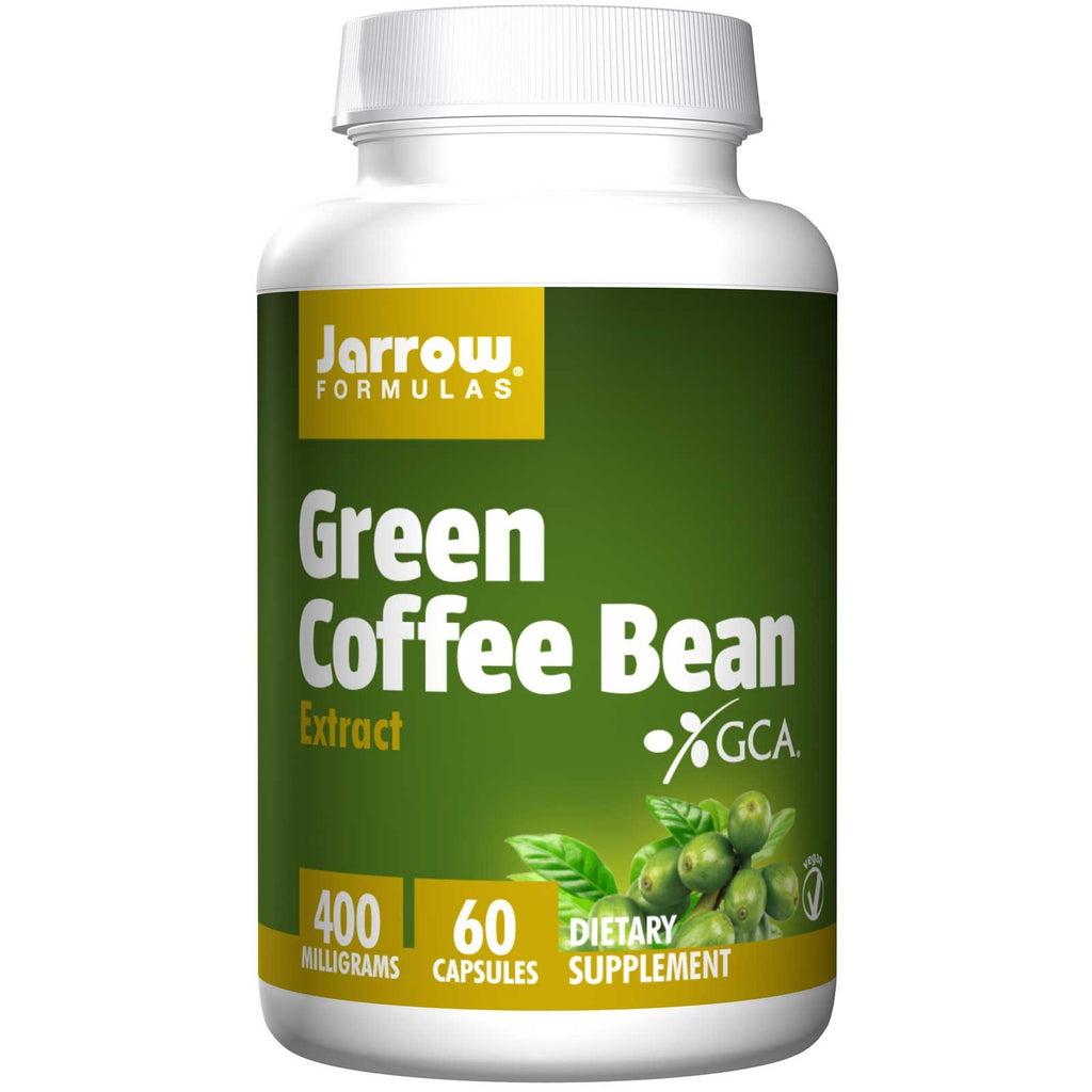 Jarrow Formulas, extracto de grano de café verde, 400 mg, 60 cápsulas vegetales