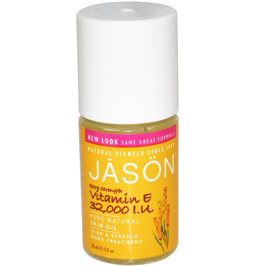Jason Natural Aceite para la piel con vitamina E extra fuerte 32000 UI 1 fl oz (30 ml)
