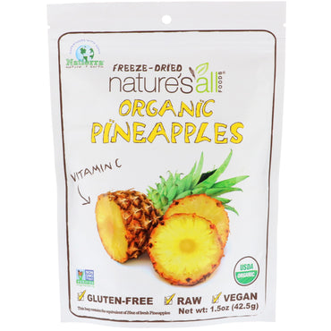 Natierra Nature's All ,  Freeze-Dried, Pineapples, 1.5 oz (42.5 g)