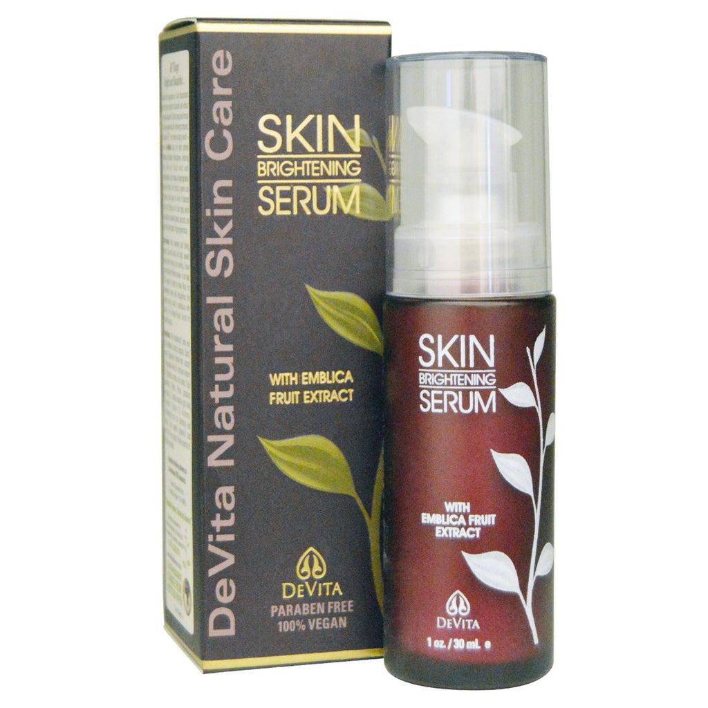 DeVita, Cuidado natural de la piel, suero iluminador de la piel, 1 oz (30 ml)