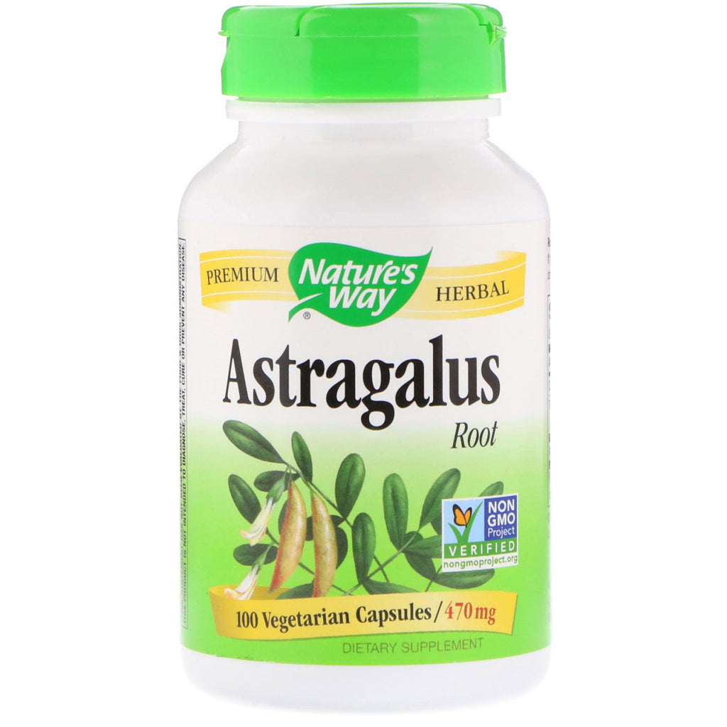 Nature's Way, radice di astragalo, 470 mg, 100 capsule vegetariane