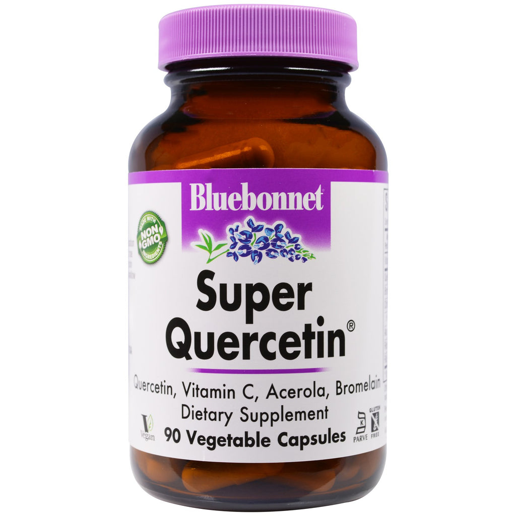 Bluebonnet nutrition, super quercetină, 90 de capace vegetale