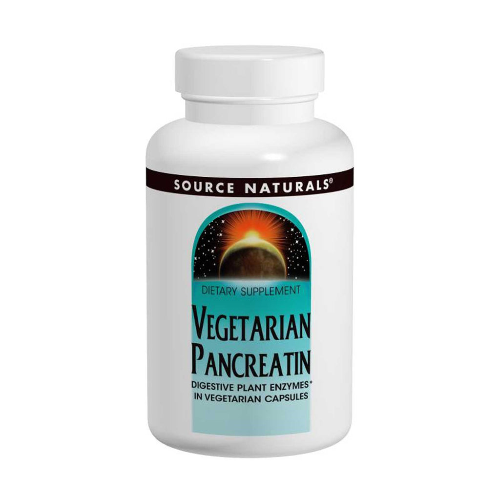 Source Naturals, Vegetarisk pankreatin, 475 mg, 120 kapsler