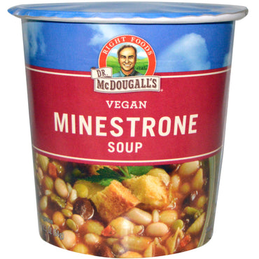 Dr McDougall's, Soupe Minestrone, 2,3 oz (64 g)