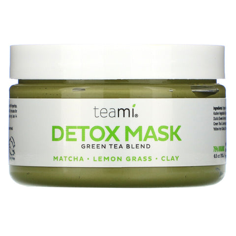 Teami, Masque de beauté détox, mélange de thé vert, 6,5 oz (192 ml)