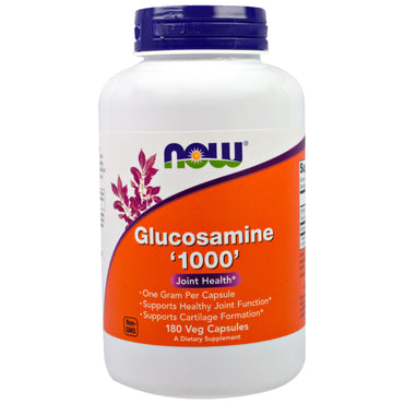 Nu fødevarer, glucosamin '1000', 180 vegetabilske kapsler