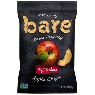 Bare Fruit, Naturally Baked Crunchy, Apple Chips, Fuji & Reds , 1.7 oz (48 g)