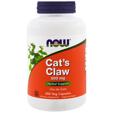 Now Foods, Cat's Claw, 500 mg, 250 Veg Capsules