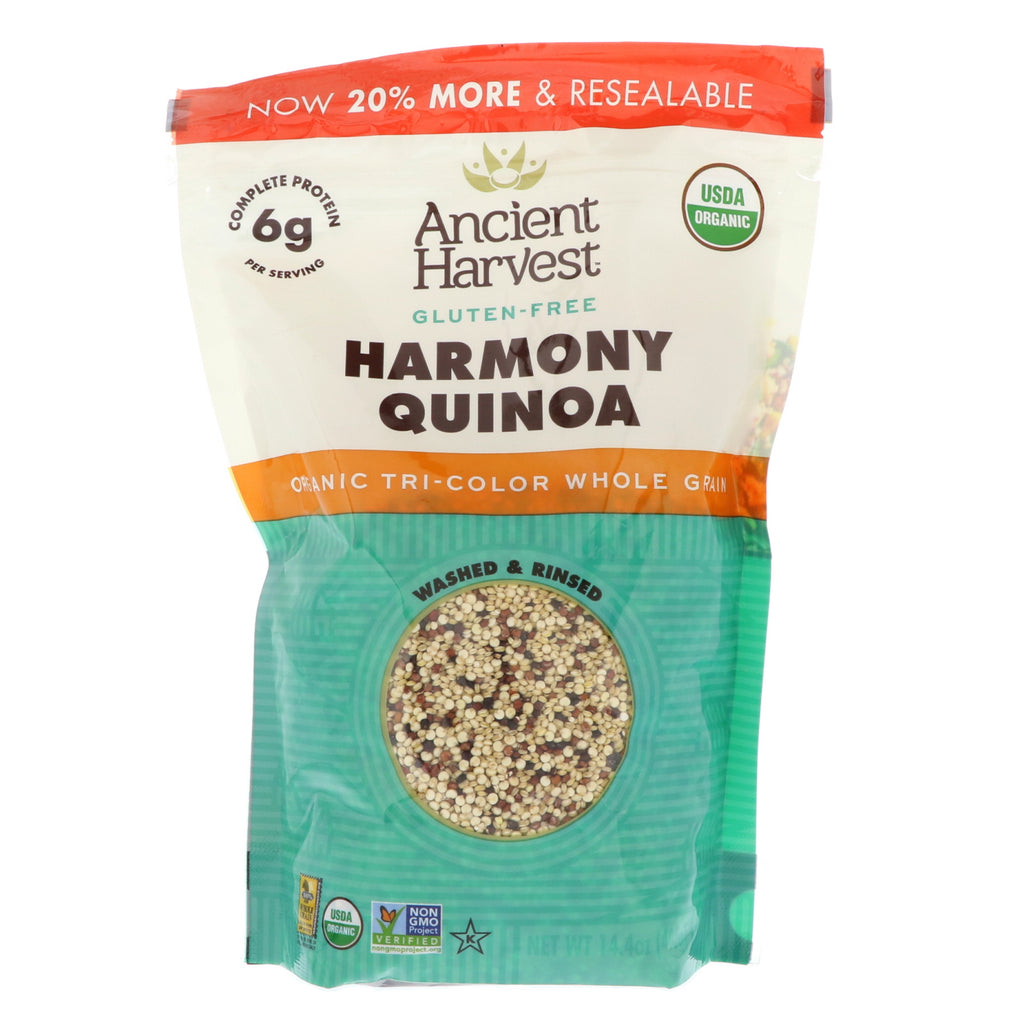 Ancient Harvest, Harmony Quinoa، مزيج ثلاثي الألوان، 14.4 أونصة (408 جم)