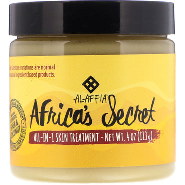 Alaffia, Africa's Secret, All-in-1 Skin Treatment, Shea Butter & Coconut Oil, Naturally Scented, 4 oz (113 g)