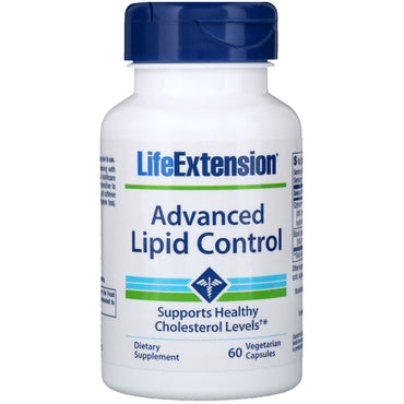 Life Extension, Control avanzado de lípidos, 60 cápsulas vegetales