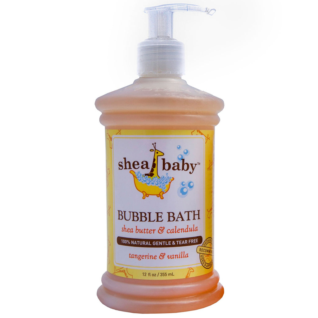 Shea Baby Shea Mama Bubble Bath Mandarin & Vanilj 12 fl oz (355 ml)