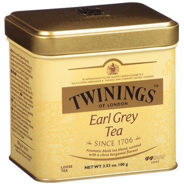 Twinings, Earl Grey losse thee, 3,53 oz (100 g)