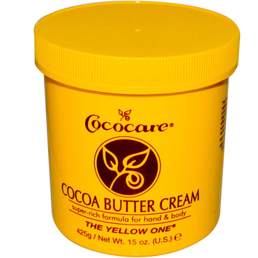Cococare The Yellow One Cocoa Butter Cream 15 oz (425 g)