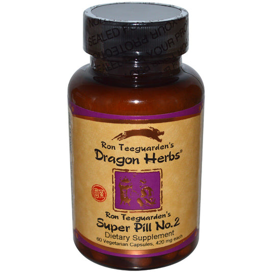 Dragon Herbs, Super Pillola n. 2, 420 mg ciascuna, 60 capsule vegetali