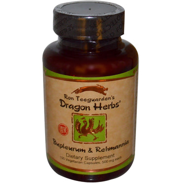 Dragon Herbs, Bupleurum & Rehmannia, 500 mg, 100 식물성 캡슐