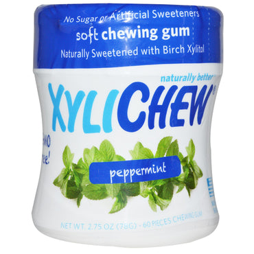 Xylichew Gum Pebermynte 60 stykker 2,75 oz (78 g)