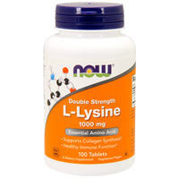Now Foods, L-Lysine, 1,000 mg, 100 Tablets