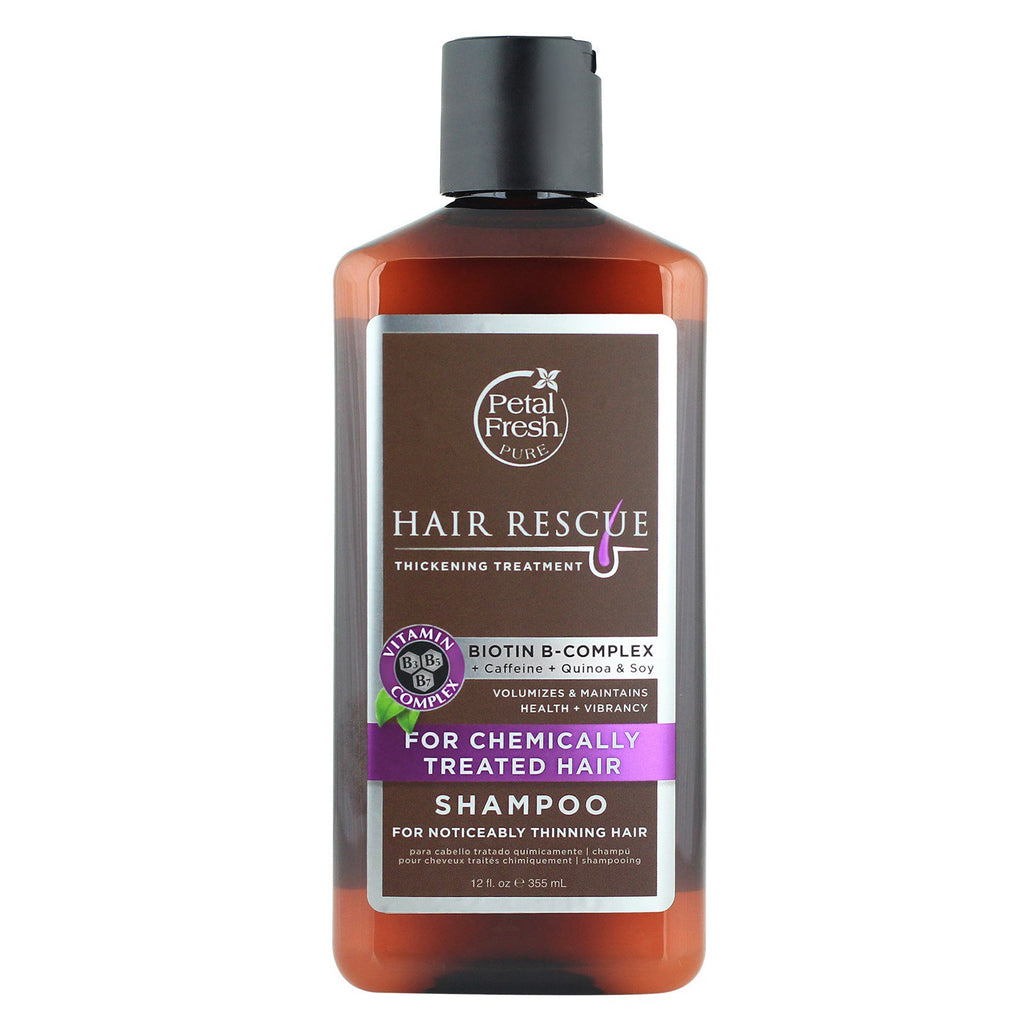 Petal Fresh, Pure, Hair Rescue, champú de tratamiento espesante, para cabello tratado químicamente, 12 fl oz (355 ml)