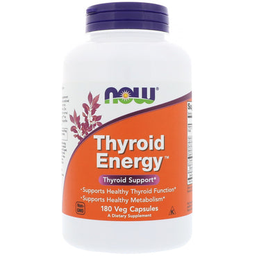 Now Foods, Thyroid Energy, 180 Veg Capsules