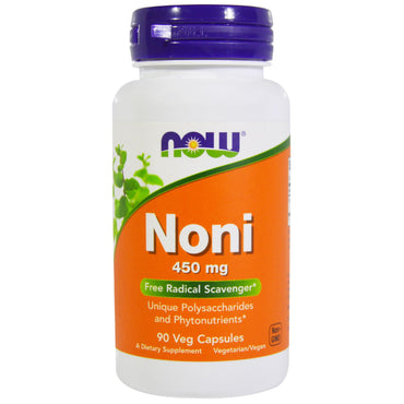 Now Foods, Noni, 450 mg, 90 gélules végétariennes
