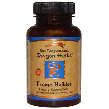 Dragon Herbs, Frame Builder, 450 mg, 100 kapsułek wegetariańskich