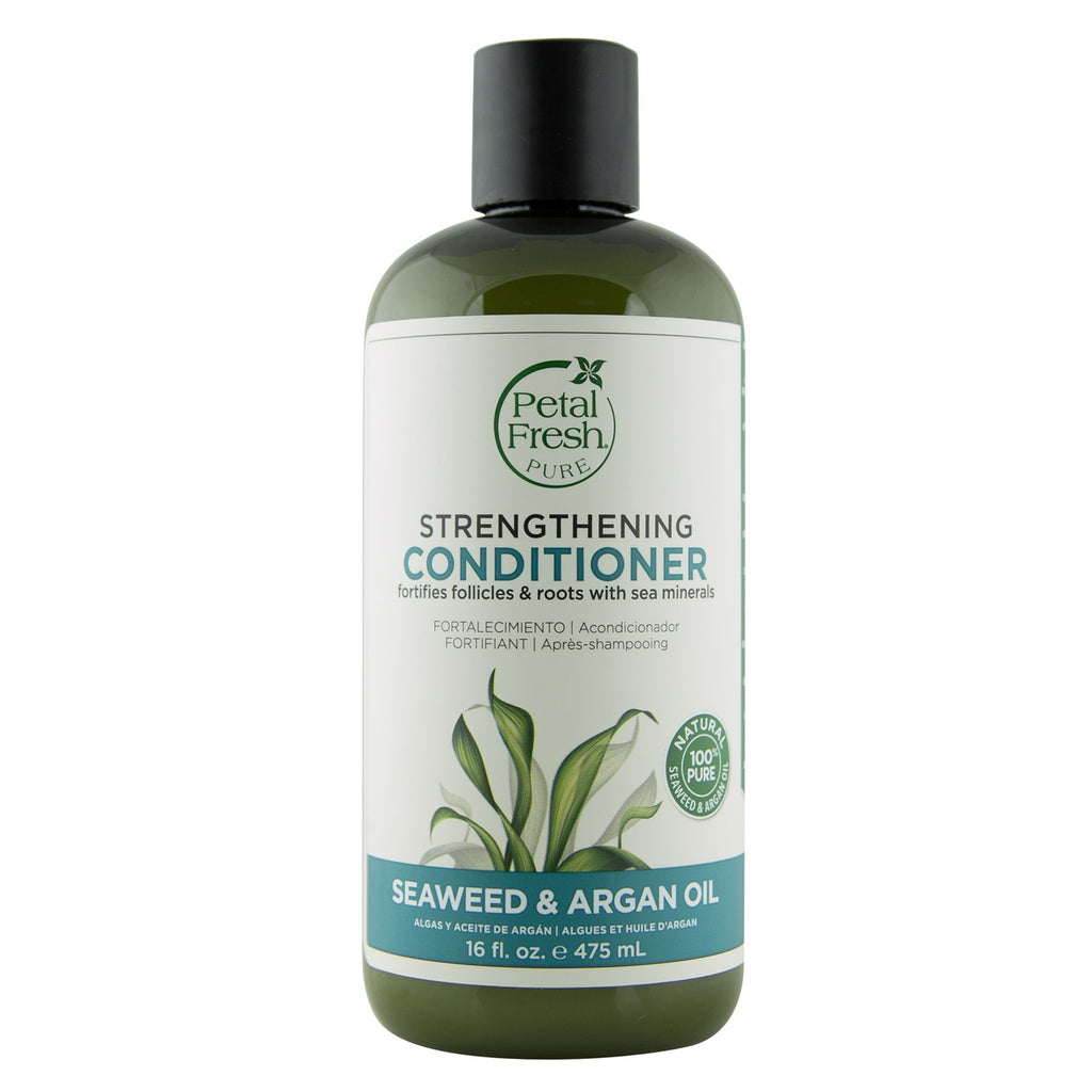 Petal Fresh, Pure, Après-shampooing fortifiant, algues et huile d'argan, 16 fl oz (475 ml)