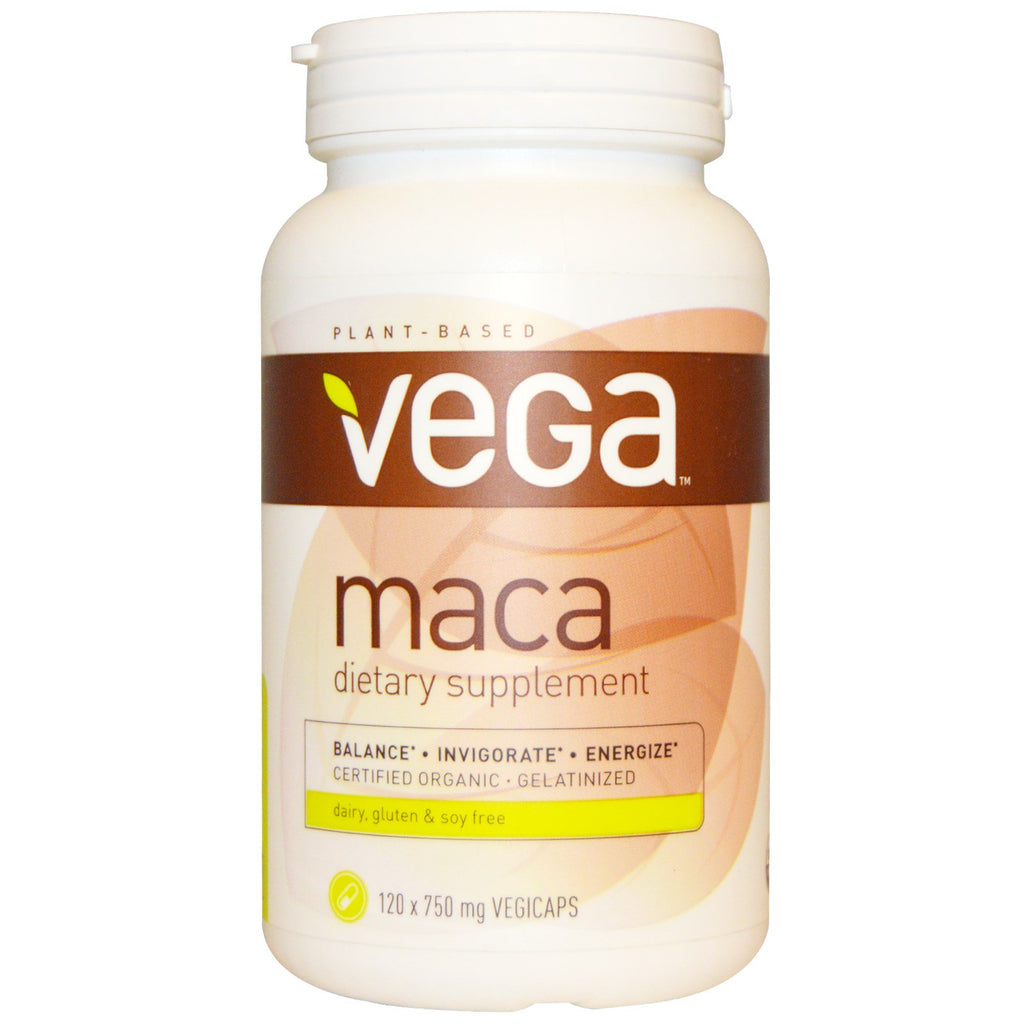 Vega, Maca, 750 mg, 120 capsule vegetale