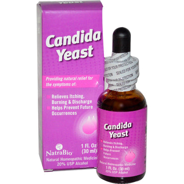 NatraBio, Candida Yeast, 1 fl oz (30 ml)