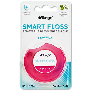 Dr. Tung's, Smart Floss, טעם הל טבעי, 30 yd (27 מ')