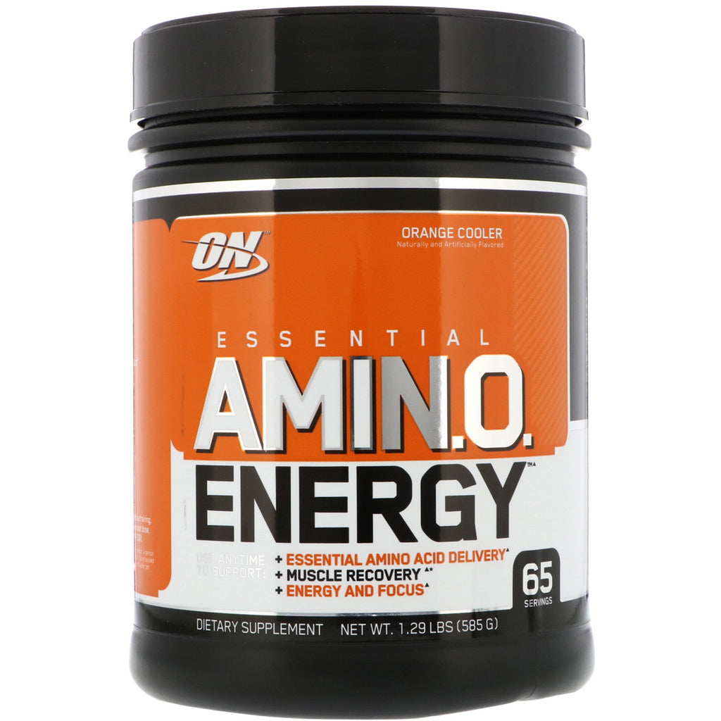 Optimale voeding, essentiële amino-energie, sinaasappelkoeler, 585 g (1,29 lbs)