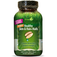 Irwin Naturals Healthy Skin & Hair Plus Nails 120 Liquid Soft-Gels